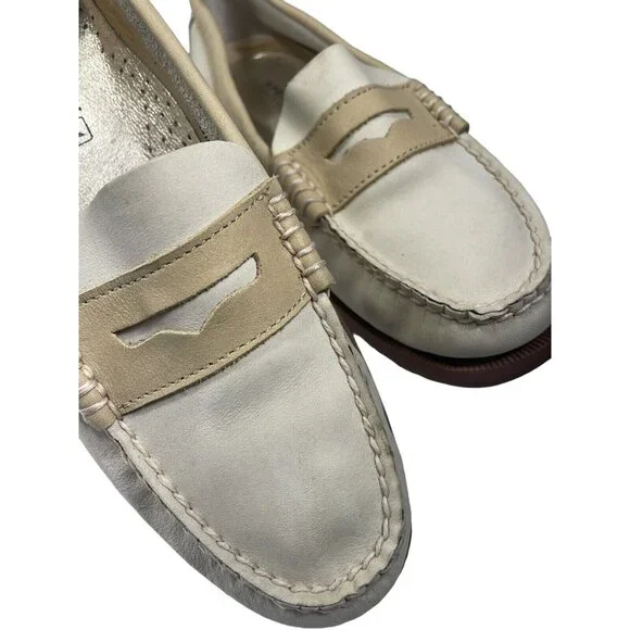 Sperry Top Sider Women's Driver Leather Penny Loafers Women’s Size 7.5 - Picture 3 of 9